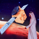 The “Hope” Mars probe is displayed at the Mohammed Bin Rashid Space Centre in Dubai on July 19, 2020, ahead of its expected launch from Japan.